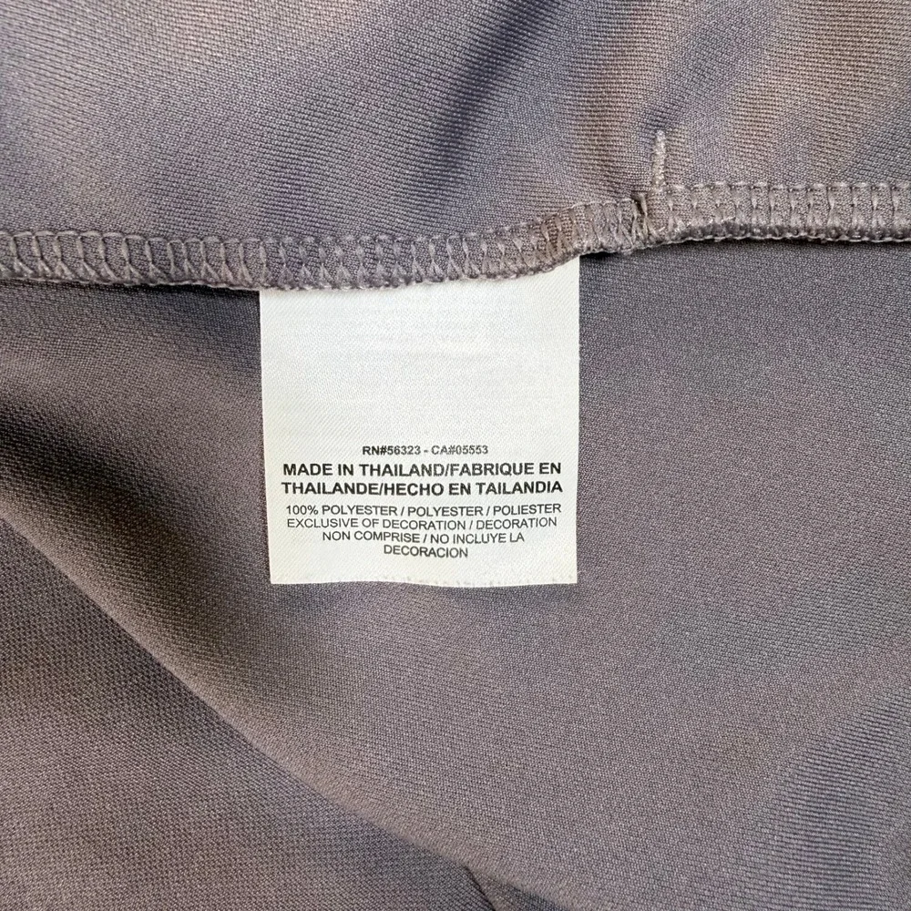 Nike Dri-FIT Mens Full Zip Jacket Grey Two Tone Training Mock Neck Medium #3095